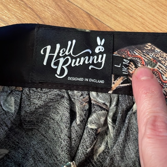 NWT Hell Bunny safari skirt - Picture 3 of 5